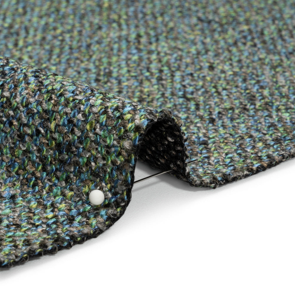Upholstery Tweed with Latex Backing - Earth - Wyverstone Collection Detail Upholstery Tweed with Latex Backing - Earth - Wyverstone Collection Detail