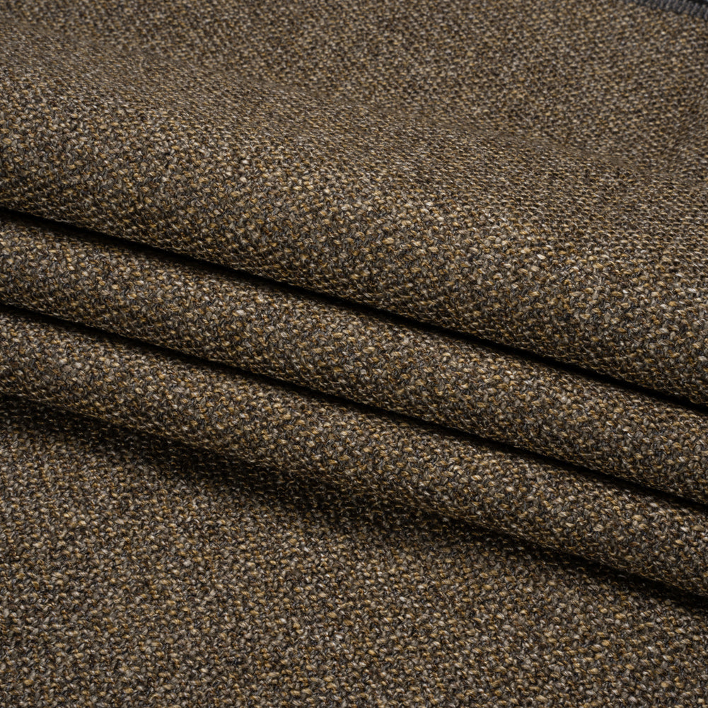 Upholstery Tweed with Latex Backing - Espresso - Wyverstone Collection Folded Upholstery Tweed with Latex Backing - Espresso - Wyverstone Collection Folded