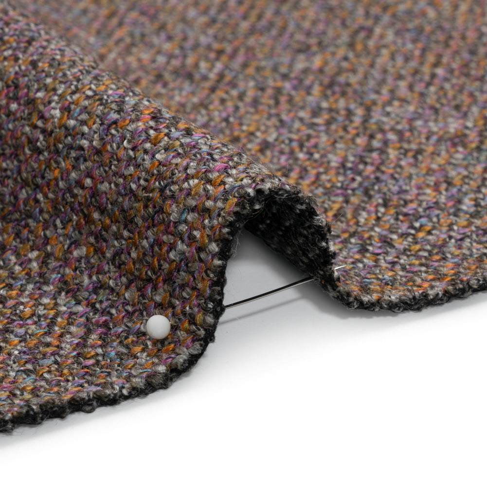 Upholstery Tweed with Latex Backing - Twilight - Wyverstone Collection Detail Upholstery Tweed with Latex Backing - Twilight - Wyverstone Collection Detail
