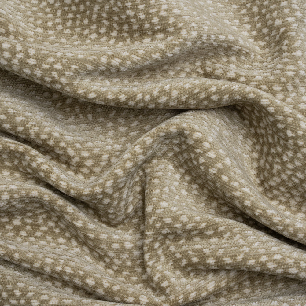 Upholstery Chenille - Beige Spotted - Remus Collection Upholstery Chenille - Beige Spotted - Remus Collection