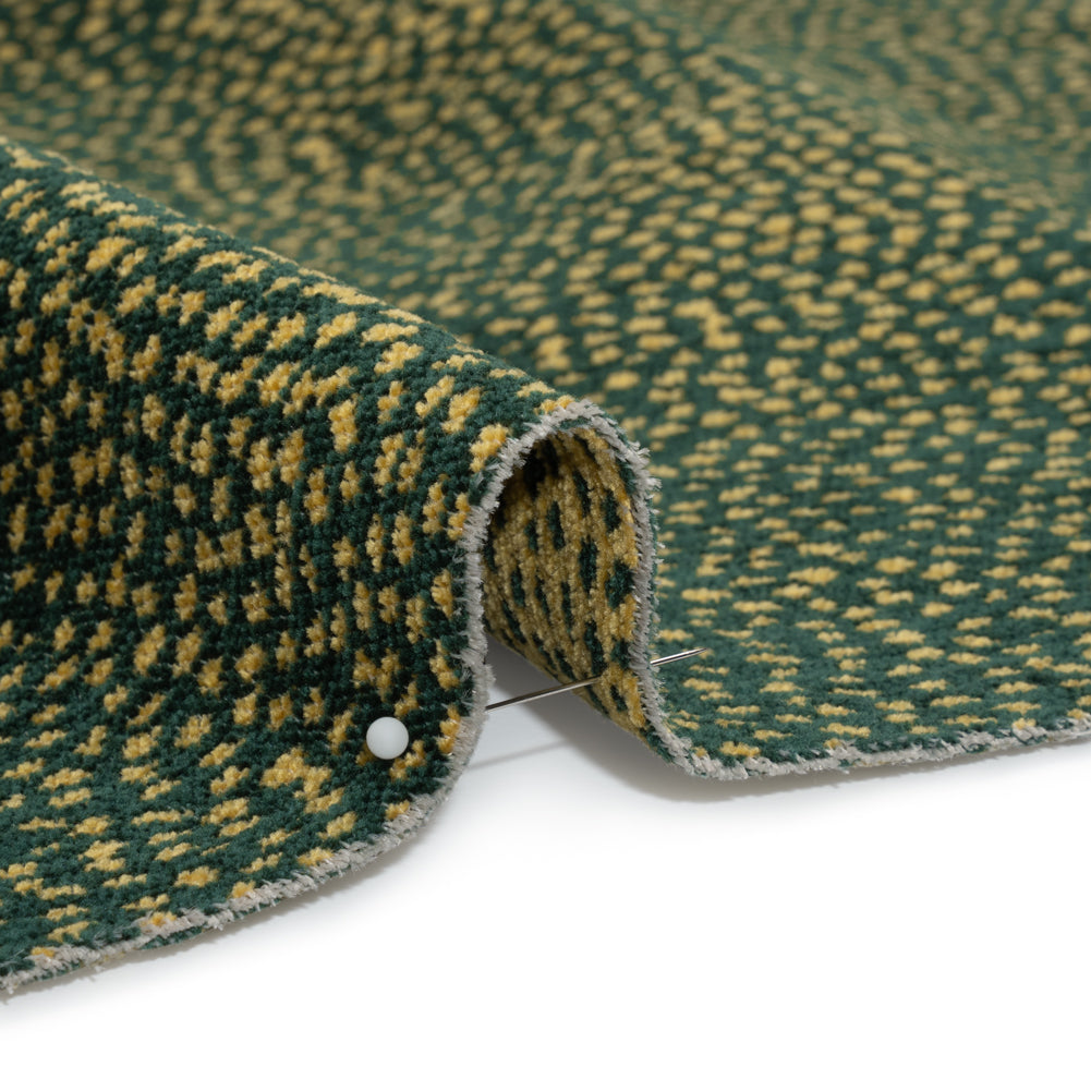 Upholstery Chenille - Billiard Spotted - Remus Collection Detail Upholstery Chenille - Billiard Spotted - Remus Collection Detail