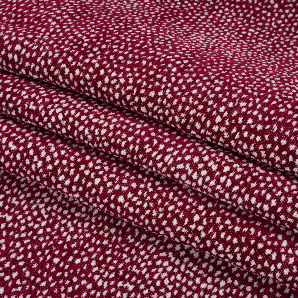 Upholstery Chenille - Boysenberry Spotted - Remus Collection Folded Upholstery Chenille - Boysenberry Spotted - Remus Collection Folded