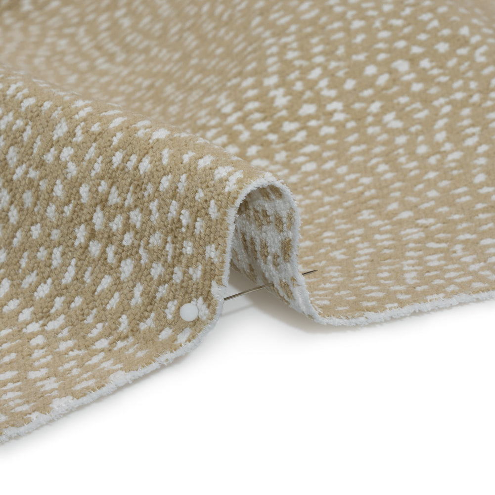 Upholstery Chenille - Cement Spotted - Remus Collection Detail Upholstery Chenille - Cement Spotted - Remus Collection Detail