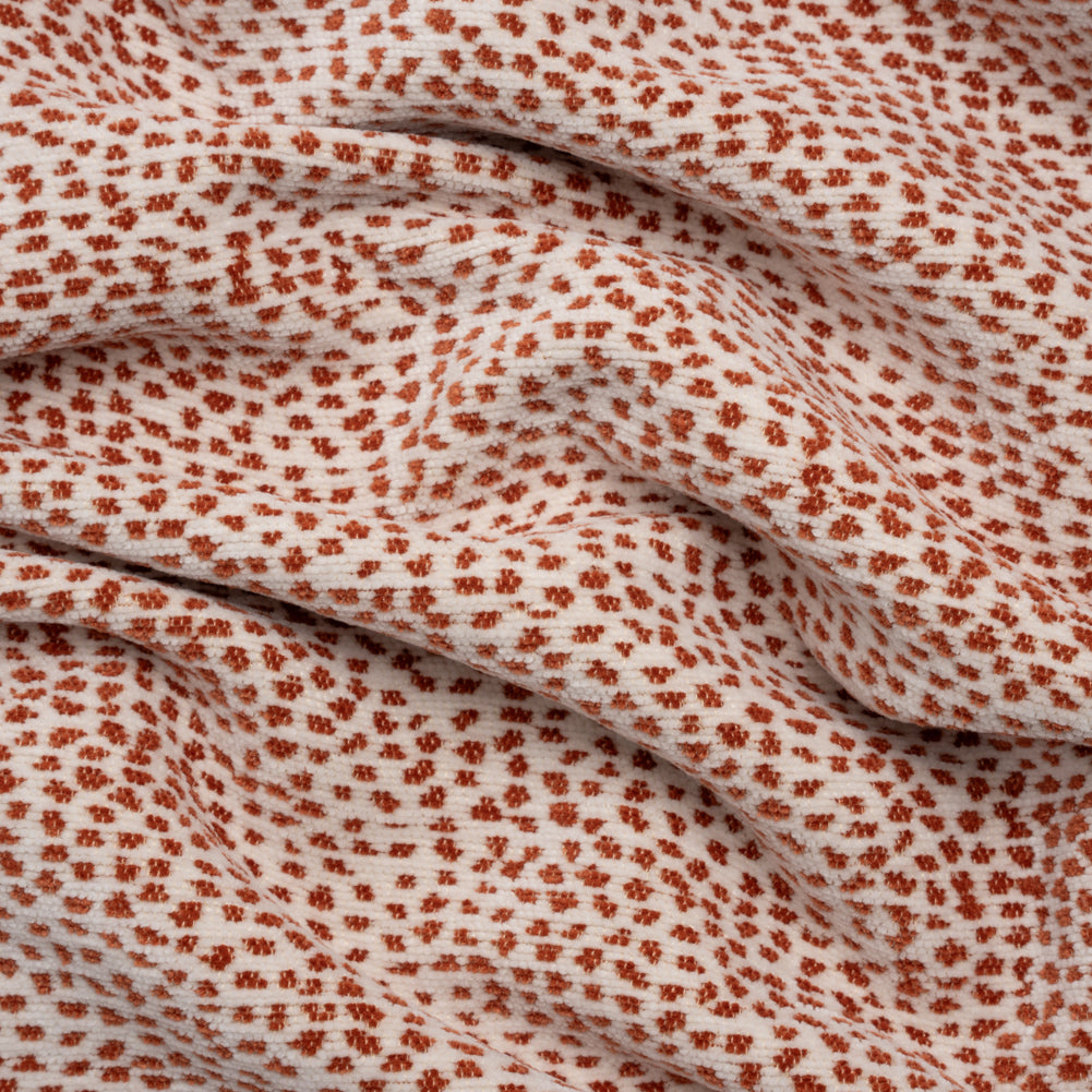 Upholstery Chenille - Fire Spotted - Remus Collection Upholstery Chenille - Fire Spotted - Remus Collection