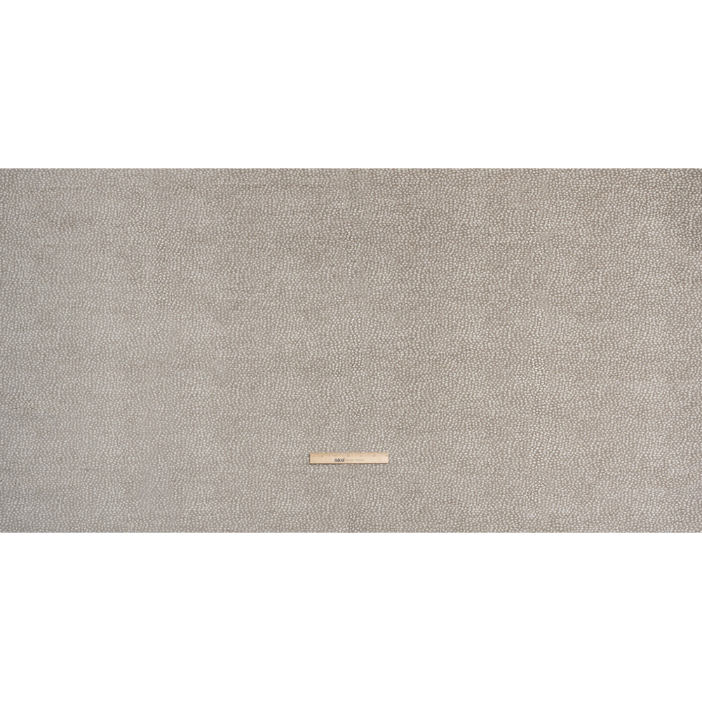 Upholstery Chenille - Matte Grey Spotted - Remus Collection Full Upholstery Chenille - Matte Grey Spotted - Remus Collection Full