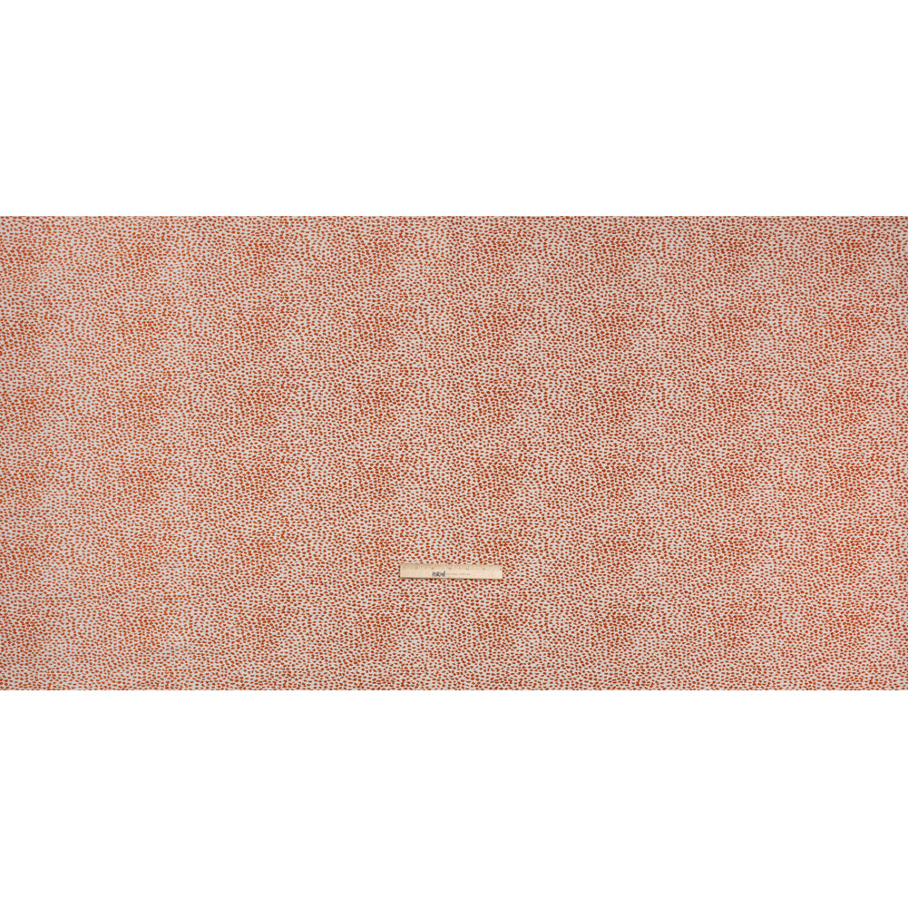 Upholstery Chenille - Orange Spotted - Remus Collection Full Upholstery Chenille - Orange Spotted - Remus Collection Full