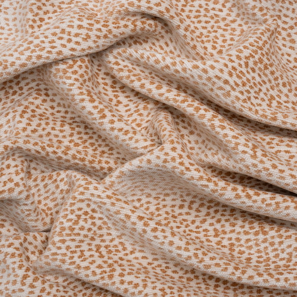 Upholstery Chenille - Rose Spotted - Remus Collection Upholstery Chenille - Rose Spotted - Remus Collection