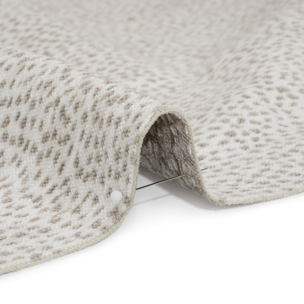 Upholstery Chenille - Sterling Spotted - Remus Collection Detail Upholstery Chenille - Sterling Spotted - Remus Collection Detail