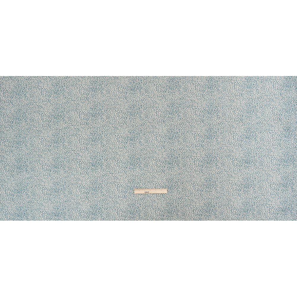 Upholstery Chenille - Teal Spotted - Remus Collection Full Upholstery Chenille - Teal Spotted - Remus Collection Full