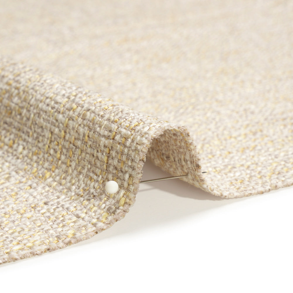 Tweed Upholstery Woven with Latex Backing - Creme - Heath Collection Detail Tweed Upholstery Woven with Latex Backing - Creme - Heath Collection Detail