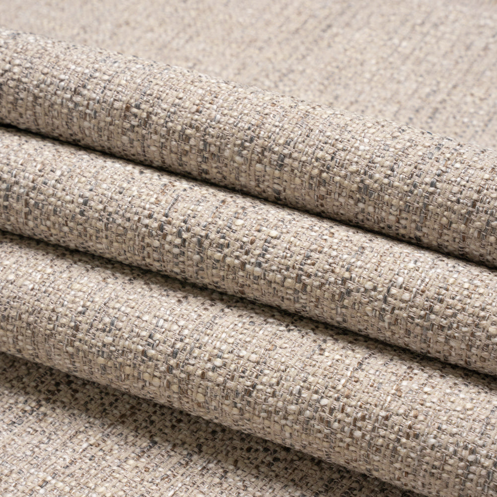 Tweed Upholstery Woven with Latex Backing - Haze - Heath Collection Folded Tweed Upholstery Woven with Latex Backing - Haze - Heath Collection Folded