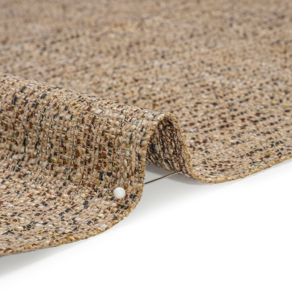 Tweed Upholstery Woven with Latex Backing - Stone - Heath Collection Detail Tweed Upholstery Woven with Latex Backing - Stone - Heath Collection Detail