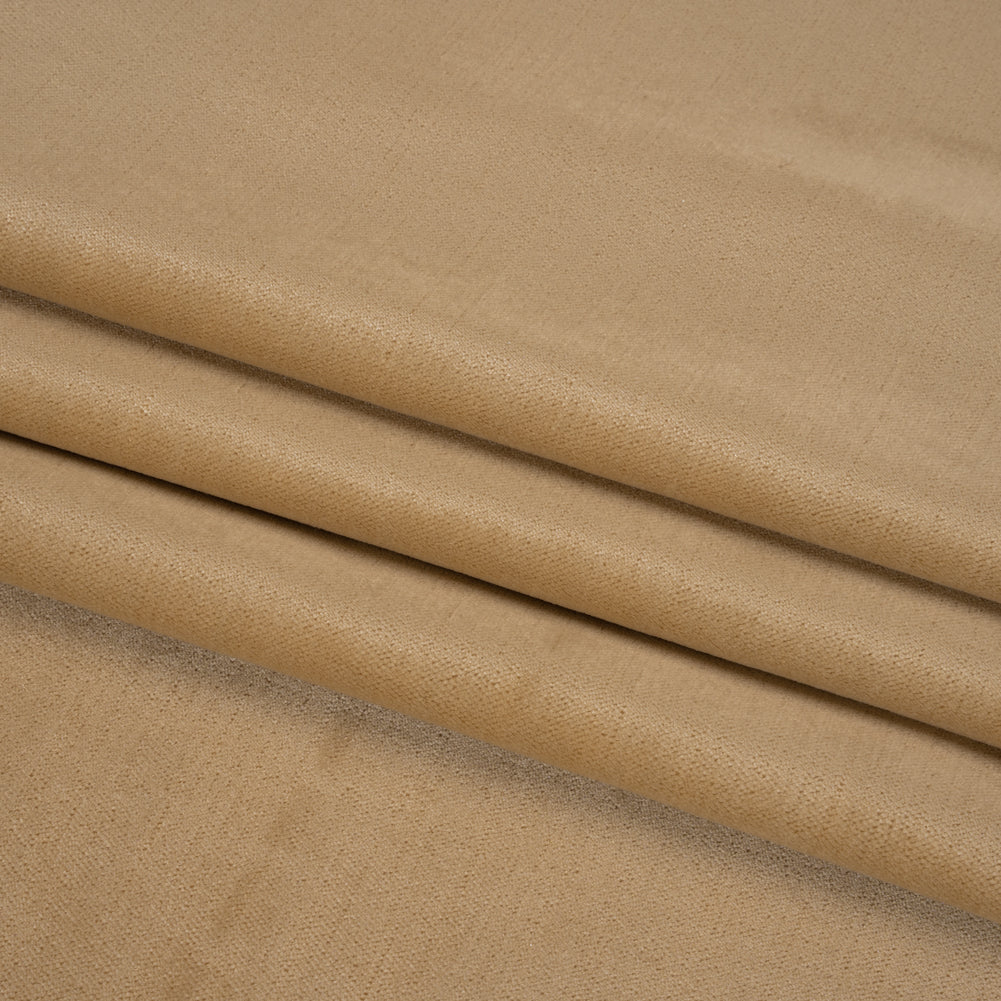 Low Pile Upholstery Velvet - Beige - Somerset Collection Folded Low Pile Upholstery Velvet - Beige - Somerset Collection Folded