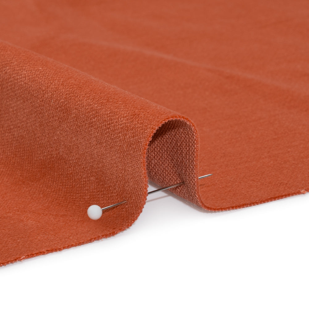 Low Pile Upholstery Velvet - Blaze - Somerset Collection Detail Low Pile Upholstery Velvet - Blaze - Somerset Collection Detail