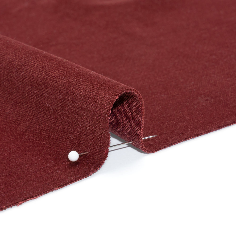 Low Pile Upholstery Velvet - Cabernet - Somerset Collection Detail Low Pile Upholstery Velvet - Cabernet - Somerset Collection Detail