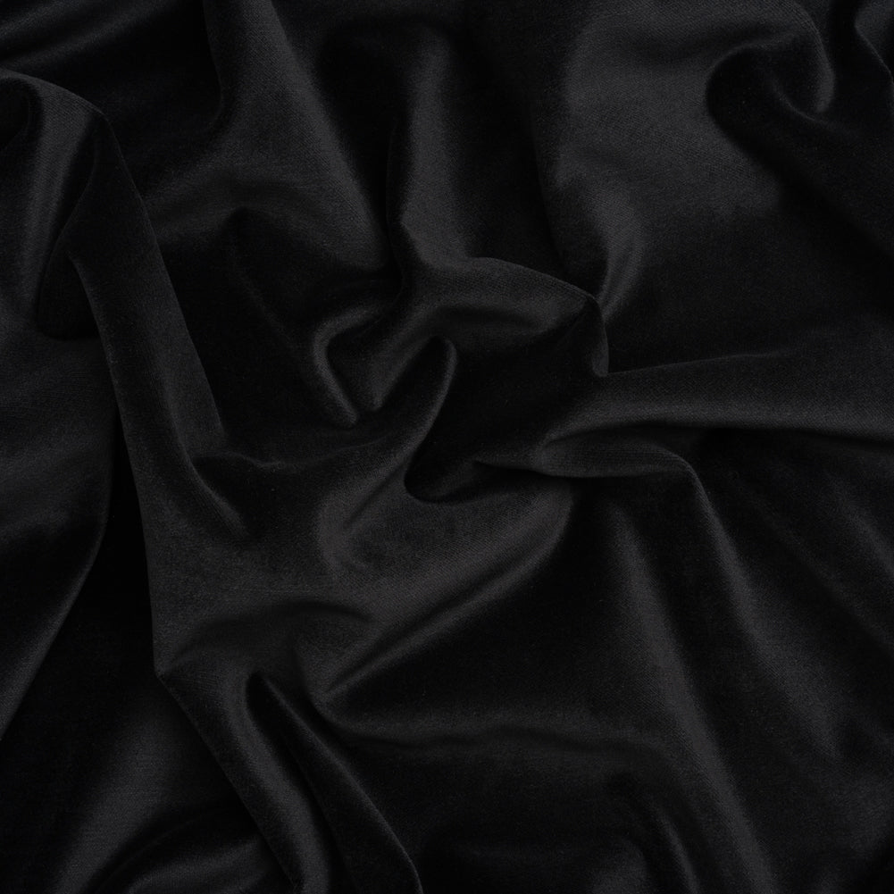 Low Pile Upholstery Velvet - Ebony - Somerset Collection Low Pile Upholstery Velvet - Ebony - Somerset Collection
