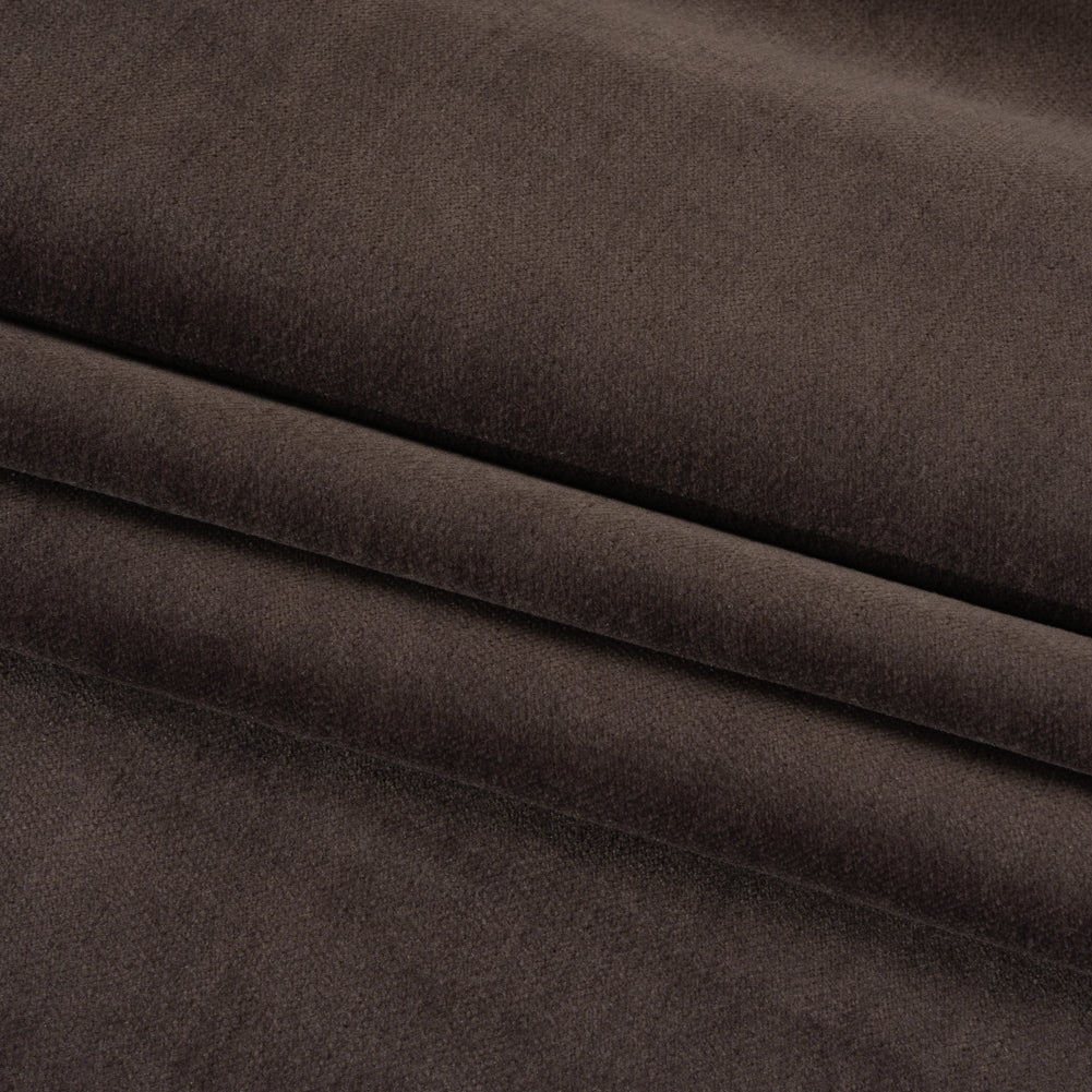 Low Pile Upholstery Velvet - Espresso - Somerset Collection Folded Low Pile Upholstery Velvet - Espresso - Somerset Collection Folded