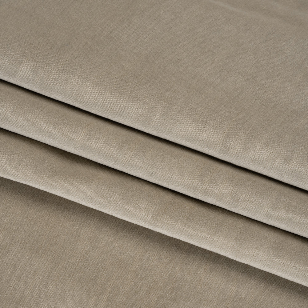 Low Pile Upholstery Velvet - Matte Grey - Somerset Collection Folded Low Pile Upholstery Velvet - Matte Grey - Somerset Collection Folded