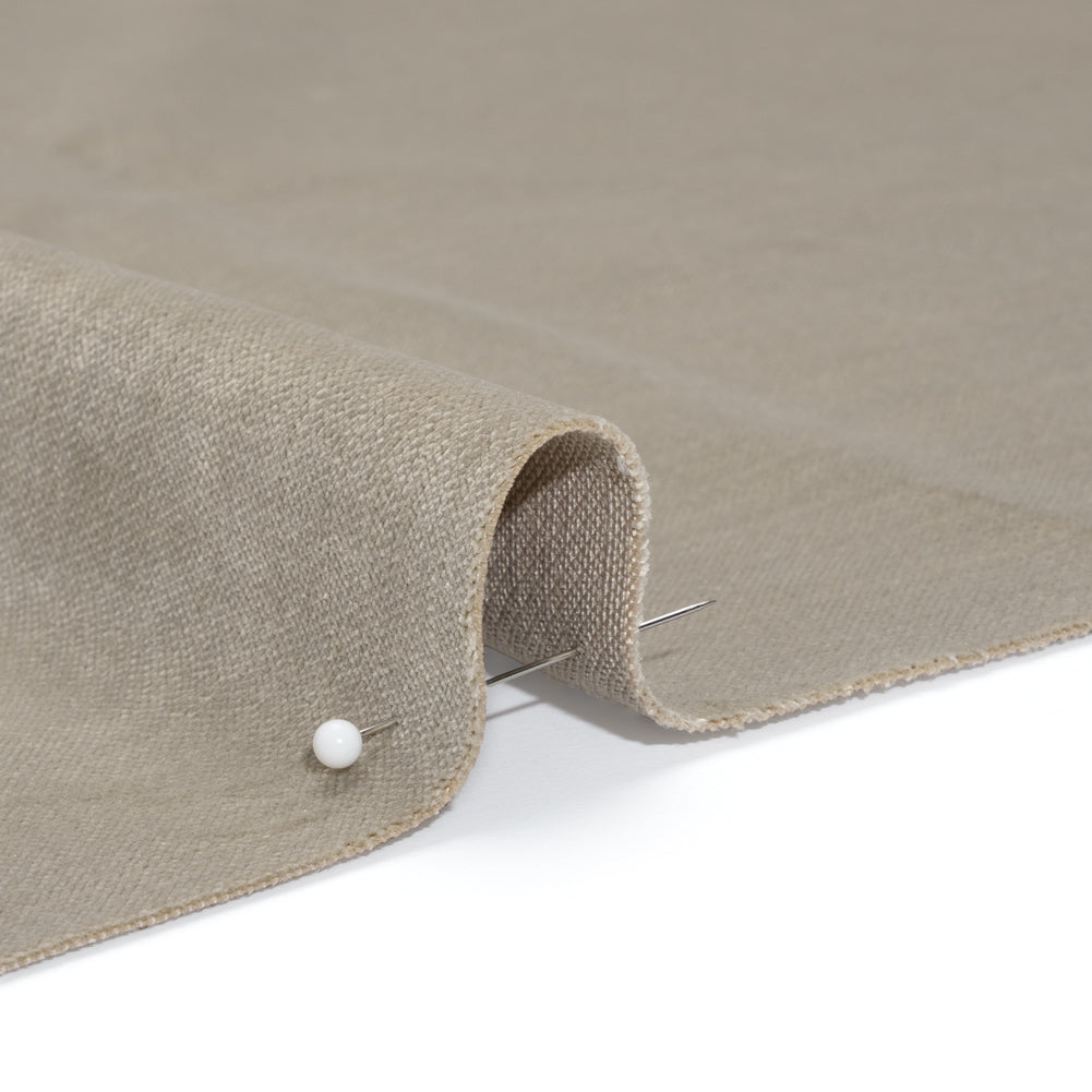 Low Pile Upholstery Velvet - Matte Grey - Somerset Collection Detail Low Pile Upholstery Velvet - Matte Grey - Somerset Collection Detail