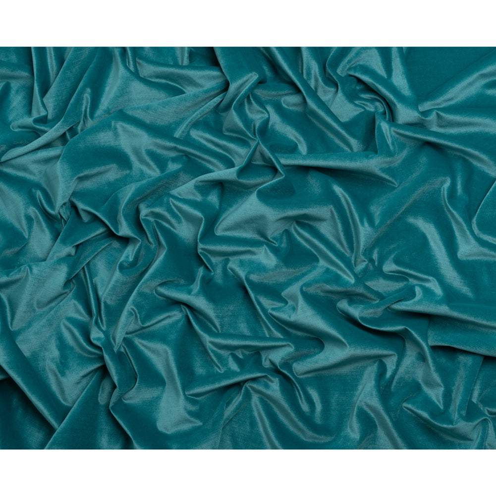Low Pile Upholstery Velvet - Peacock - Somerset Collection Full Low Pile Upholstery Velvet - Peacock - Somerset Collection Full