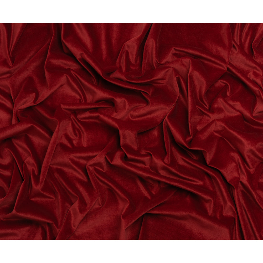 Low Pile Upholstery Velvet - Ruby - Somerset Collection Full Low Pile Upholstery Velvet - Ruby - Somerset Collection Full