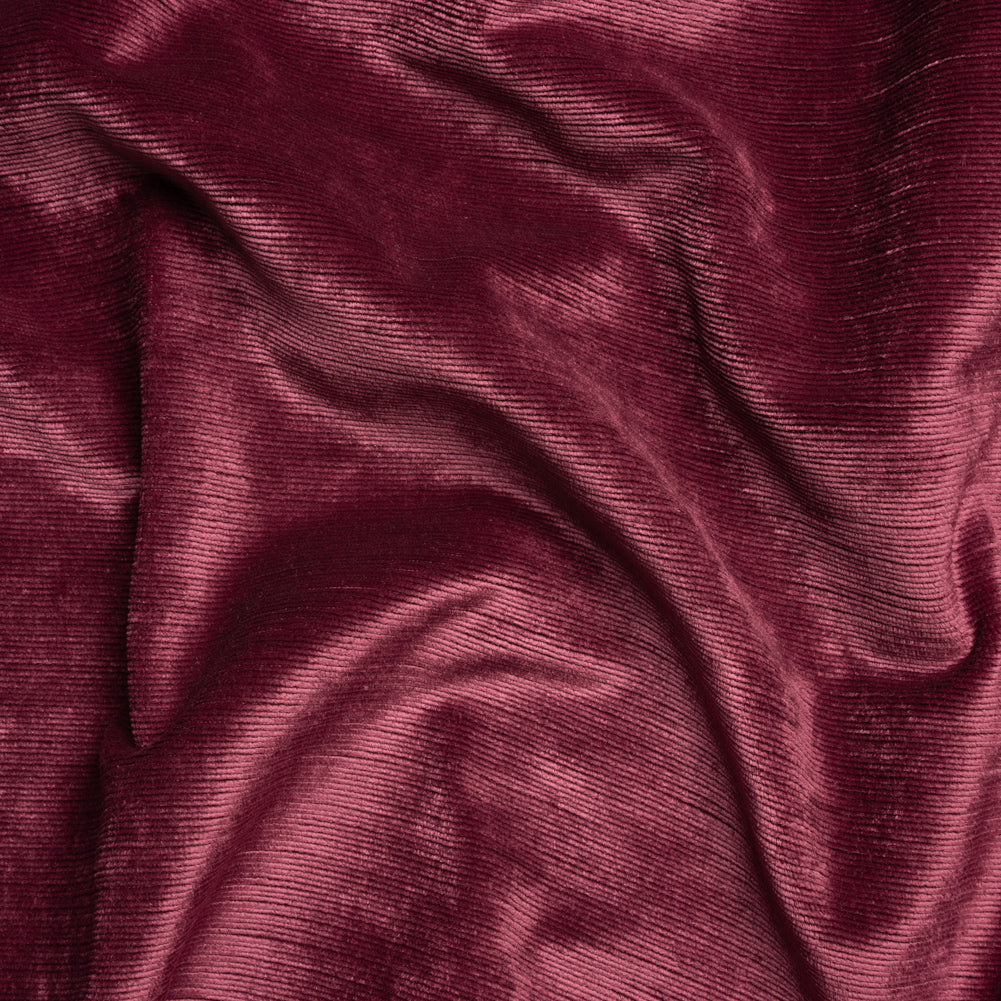 Plush Upholstery Corduroy - Berry - Emerson Collection Plush Upholstery Corduroy - Berry - Emerson Collection