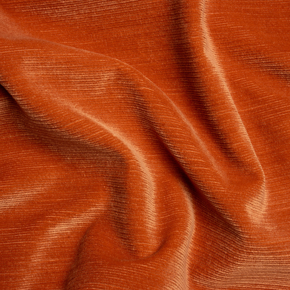 Plush Upholstery Corduroy - Blaze - Emerson Collection Plush Upholstery Corduroy - Blaze - Emerson Collection