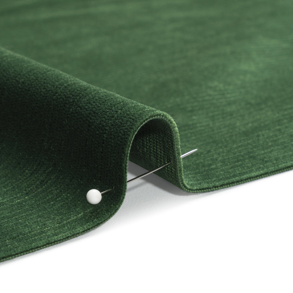 Plush Upholstery Corduroy - Emerald - Emerson Collection Detail Plush Upholstery Corduroy - Emerald - Emerson Collection Detail