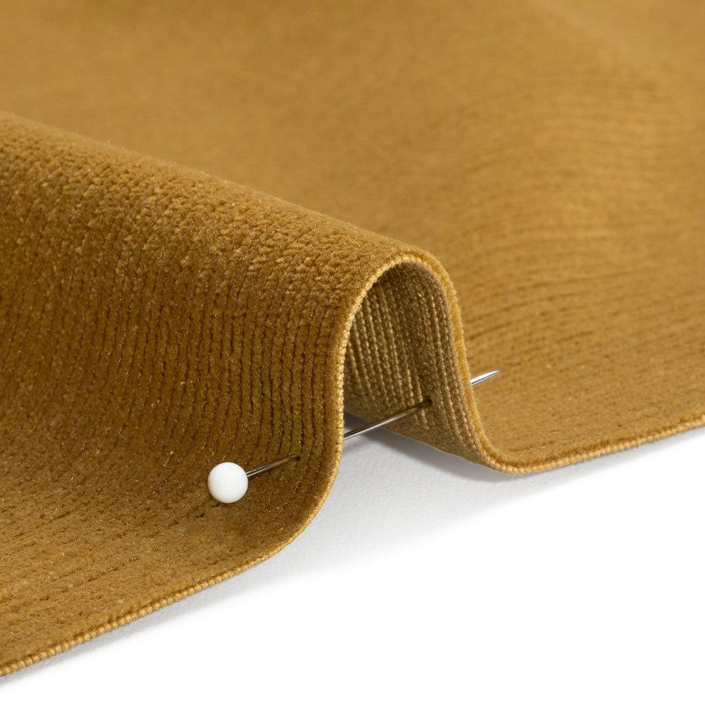 Plush Upholstery Corduroy - Gold - Emerson Collection Detail Plush Upholstery Corduroy - Gold - Emerson Collection Detail