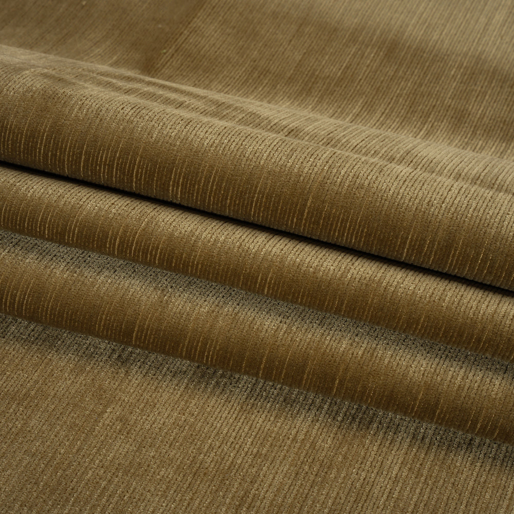 Plush Upholstery Corduroy - Otter - Emerson Collection Folded Plush Upholstery Corduroy - Otter - Emerson Collection Folded