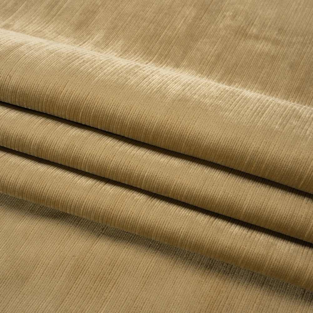 Plush Upholstery Corduroy - Perfect Taupe - Emerson Collection Folded Plush Upholstery Corduroy - Perfect Taupe - Emerson Collection Folded