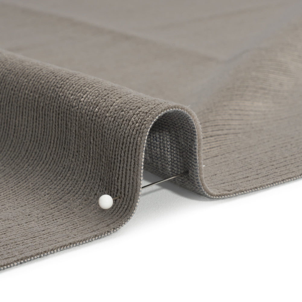Plush Upholstery Corduroy - Steel - Emerson Collection Detail Plush Upholstery Corduroy - Steel - Emerson Collection Detail