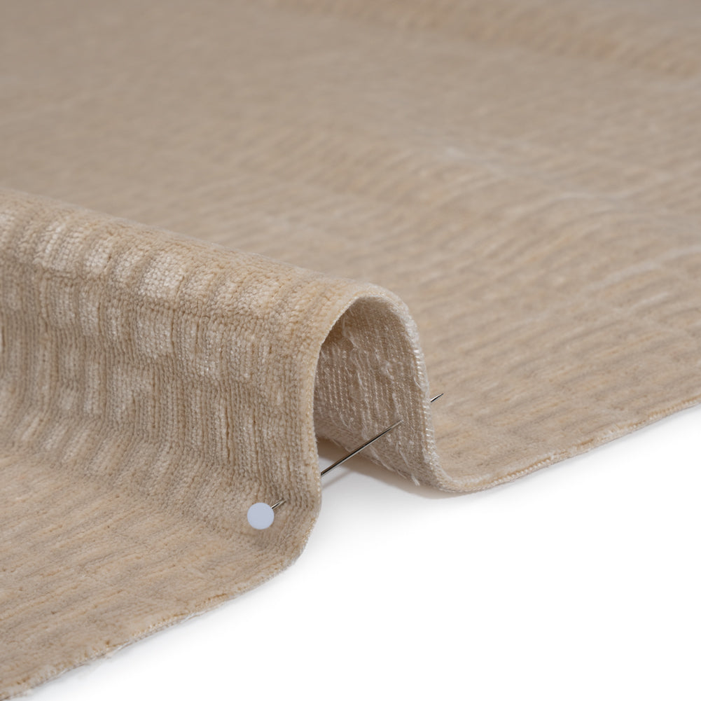 Polyester Upholstery Chenille - Birch Grid Texture - Carolina Collection Polyester Upholstery Chenille - Birch Grid Texture - Carolina Collection