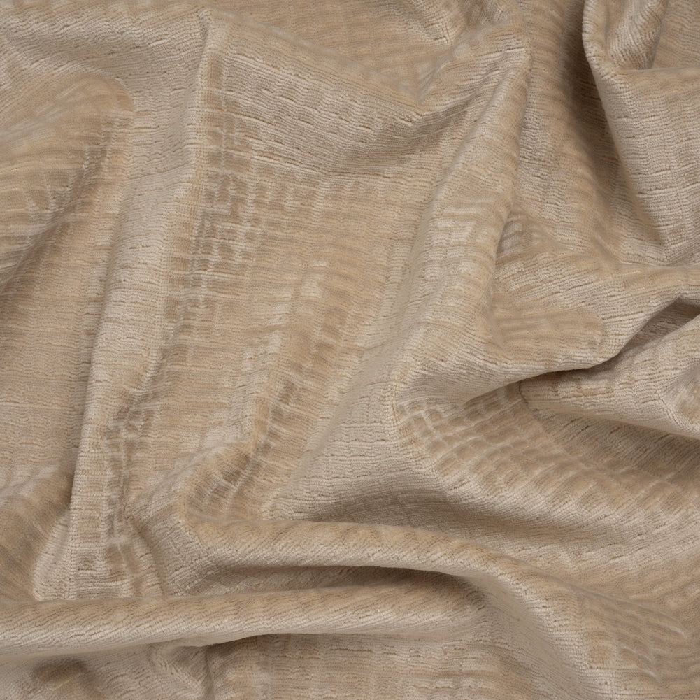 Polyester Upholstery Chenille - Birch Grid Texture - Carolina Collection Polyester Upholstery Chenille - Birch Grid Texture - Carolina Collection