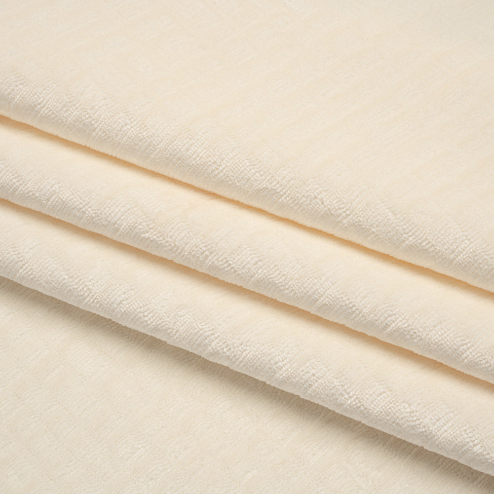 Polyester Upholstery Chenille - Cloud Dancer Grid Texture - Carolina Collection Polyester Upholstery Chenille - Cloud Dancer Grid Texture - Carolina Collection