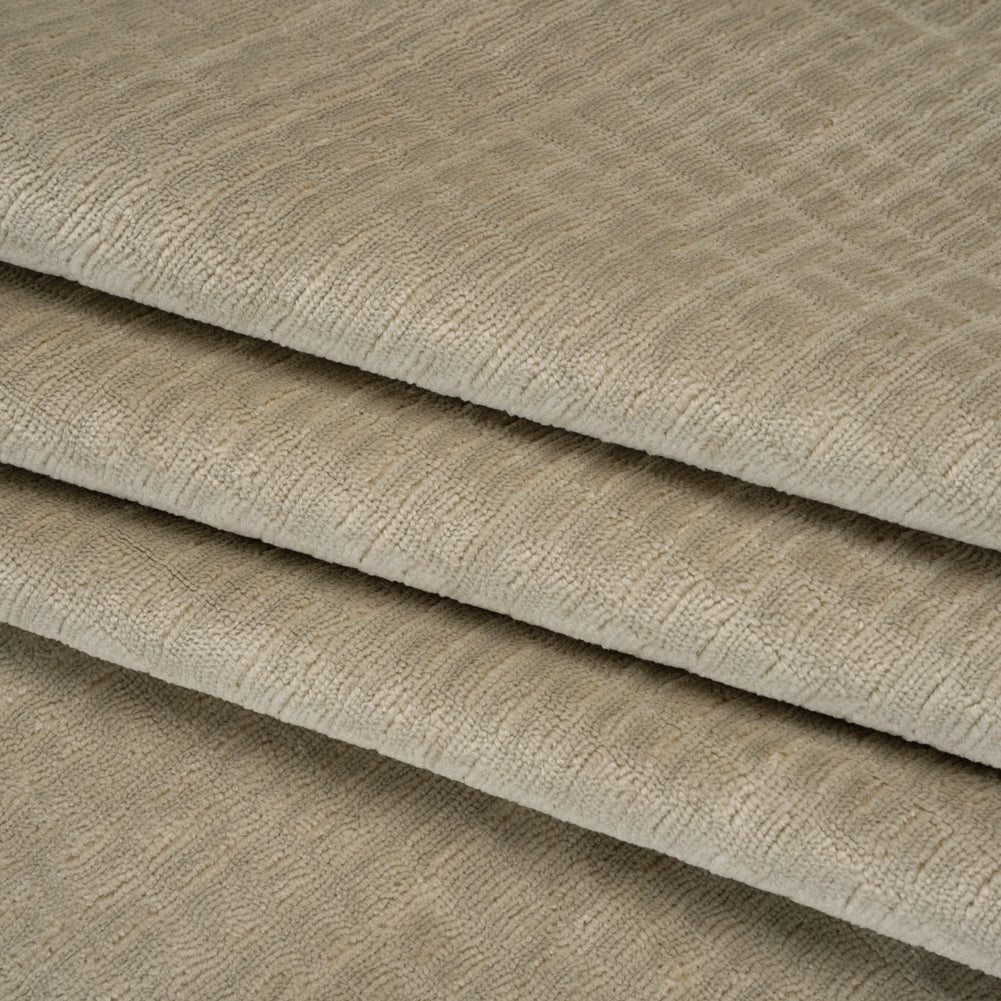 Polyester Upholstery Chenille - Fog Grid Texture - Carolina Collection Polyester Upholstery Chenille - Fog Grid Texture - Carolina Collection