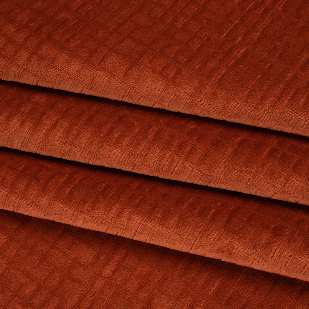 Polyester Upholstery Chenille - Winter Coral Grid Texture - Carolina Collection Polyester Upholstery Chenille - Winter Coral Grid Texture - Carolina Collection