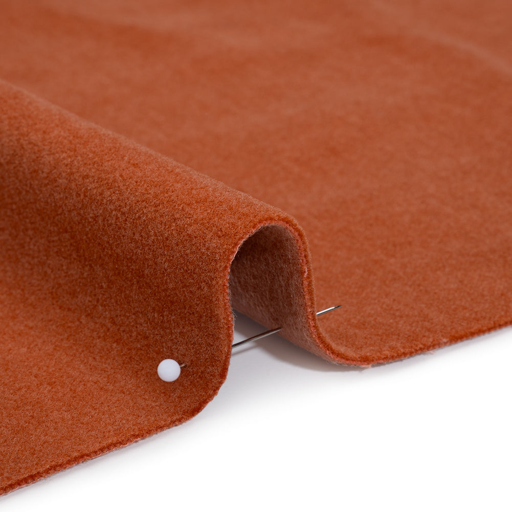 Wool and Cotton Upholstery Velveteen - Brick - Dakota Collection Wool and Cotton Upholstery Velveteen - Brick - Dakota Collection