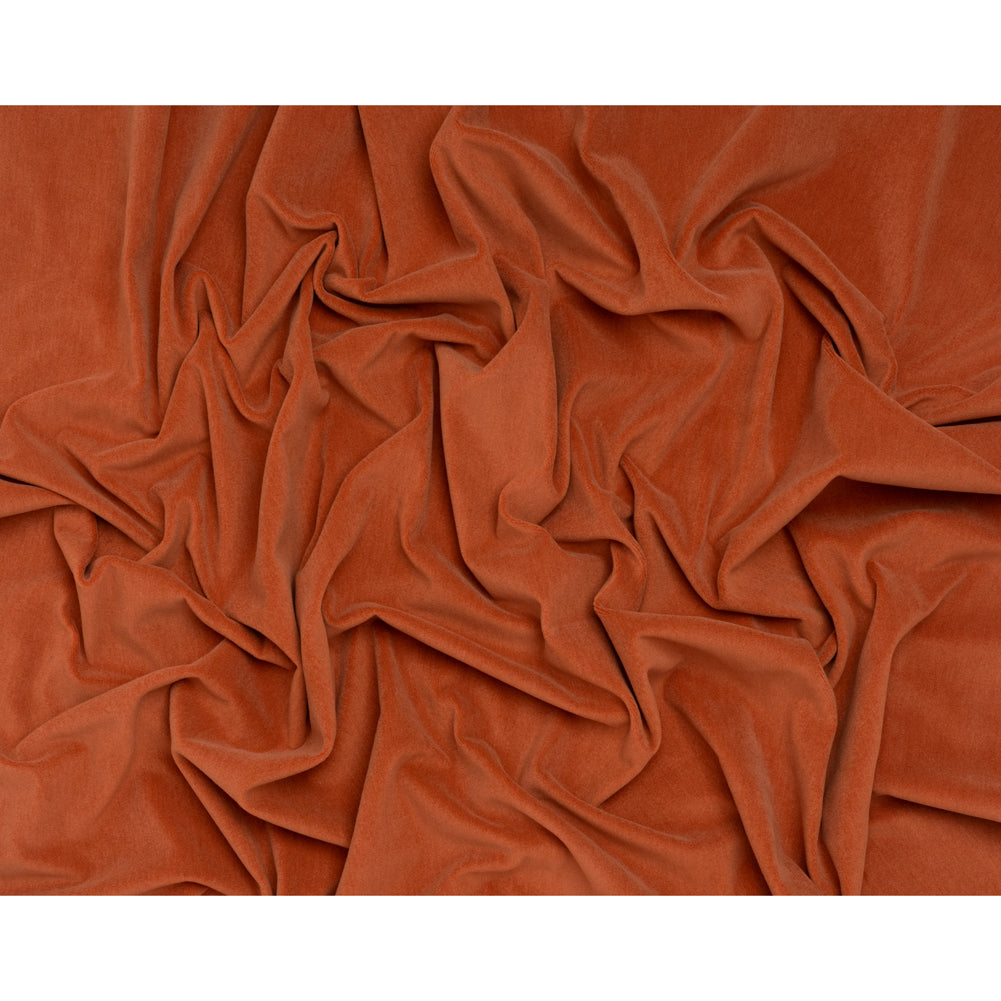 Wool and Cotton Upholstery Velveteen - Brick - Dakota Collection Wool and Cotton Upholstery Velveteen - Brick - Dakota Collection