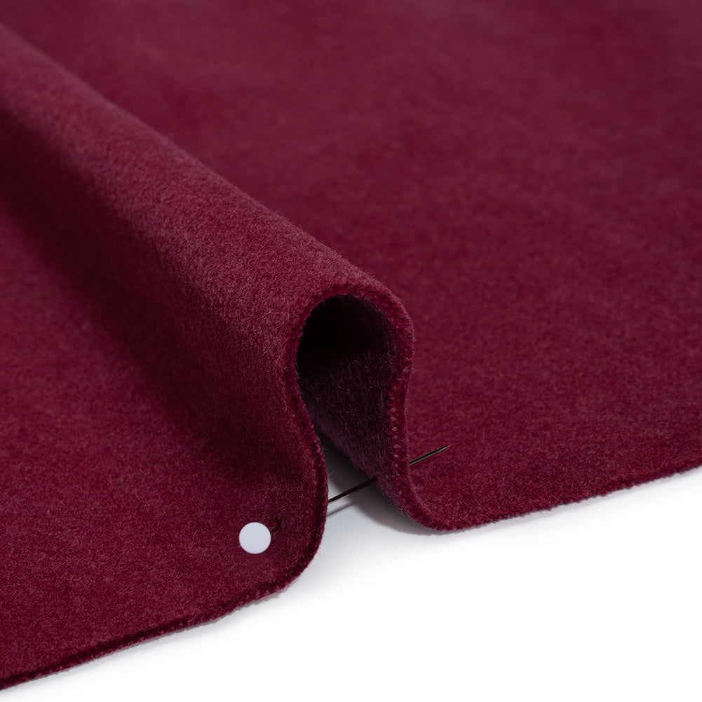 Wool and Cotton Upholstery Velveteen - Mulberry - Dakota Collection Wool and Cotton Upholstery Velveteen - Mulberry - Dakota Collection