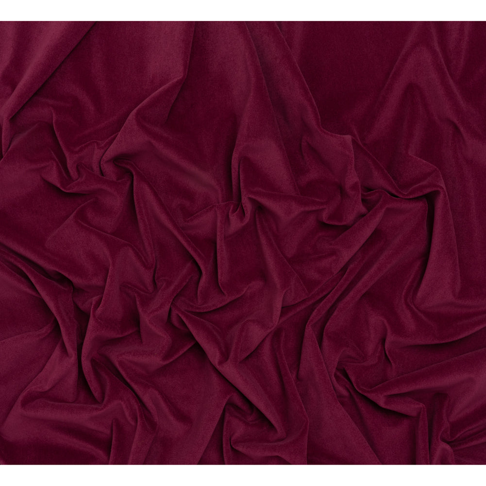 Wool and Cotton Upholstery Velveteen - Mulberry - Dakota Collection Wool and Cotton Upholstery Velveteen - Mulberry - Dakota Collection