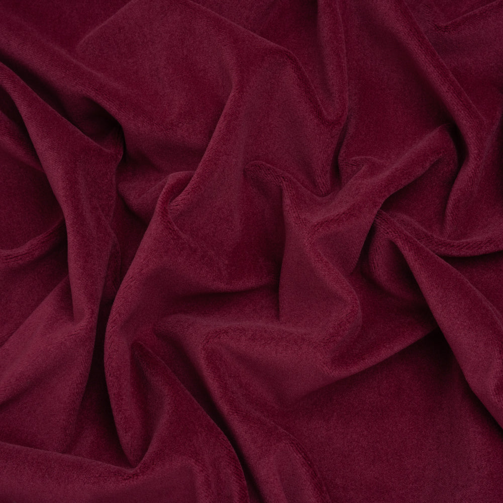 Wool and Cotton Upholstery Velveteen - Mulberry - Dakota Collection Wool and Cotton Upholstery Velveteen - Mulberry - Dakota Collection
