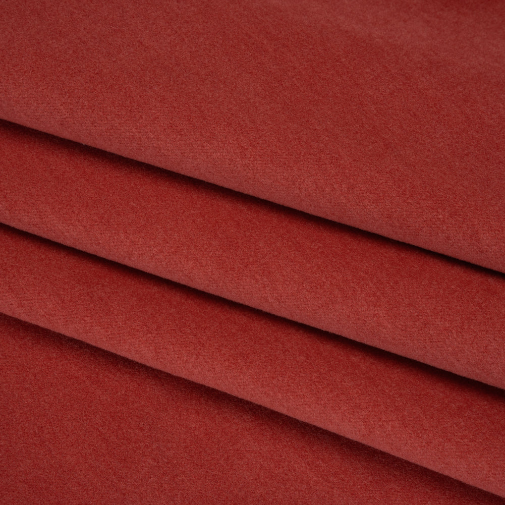 Wool and Cotton Upholstery Velveteen - Rouge - Dakota Collection Wool and Cotton Upholstery Velveteen - Rouge - Dakota Collection