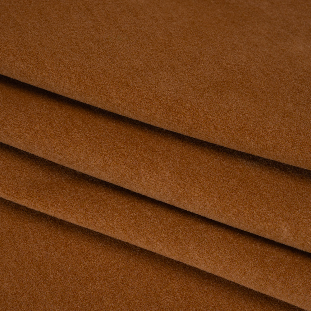 Wool and Cotton Upholstery Velveteen - Saddle - Dakota Collection Wool and Cotton Upholstery Velveteen - Saddle - Dakota Collection