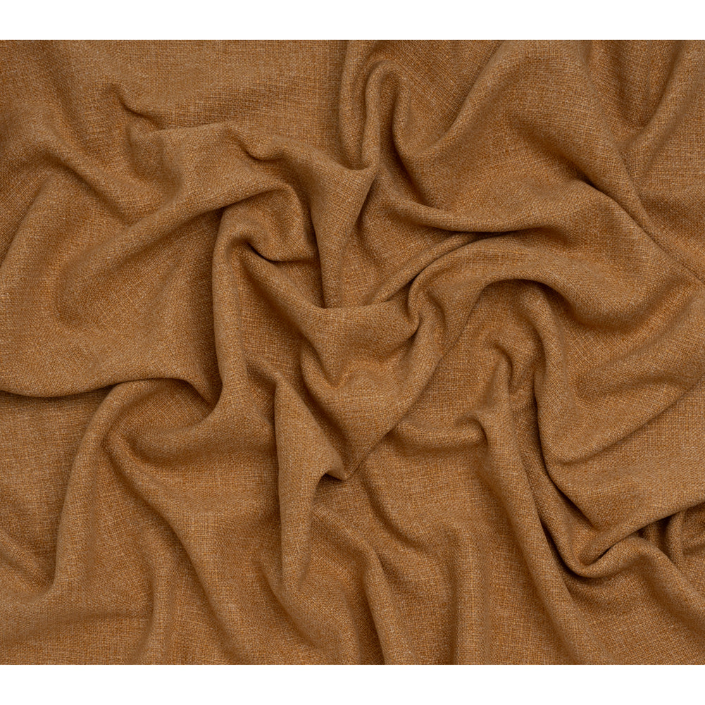 Polyester and Linen Textured Upholstery Woven - Apricot - Georgia Collection Full Polyester and Linen Textured Upholstery Woven - Apricot - Georgia Collection Full