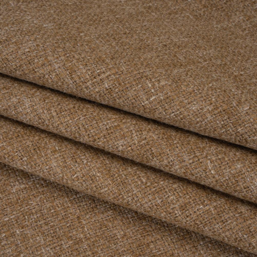 Polyester and Linen Textured Upholstery Woven - Drift - Georgia Collection Folded Polyester and Linen Textured Upholstery Woven - Drift - Georgia Collection Folded