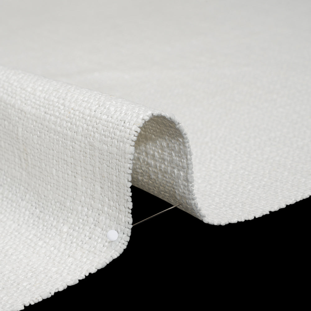 Polyester and Linen Textured Upholstery Woven - Optic - Georgia Collection Detail Polyester and Linen Textured Upholstery Woven - Optic - Georgia Collection Detail