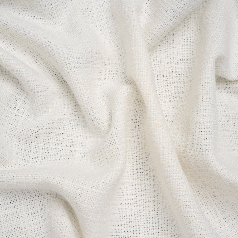 Polyester and Linen Textured Upholstery Woven - Optic - Georgia Collection Polyester and Linen Textured Upholstery Woven - Optic - Georgia Collection