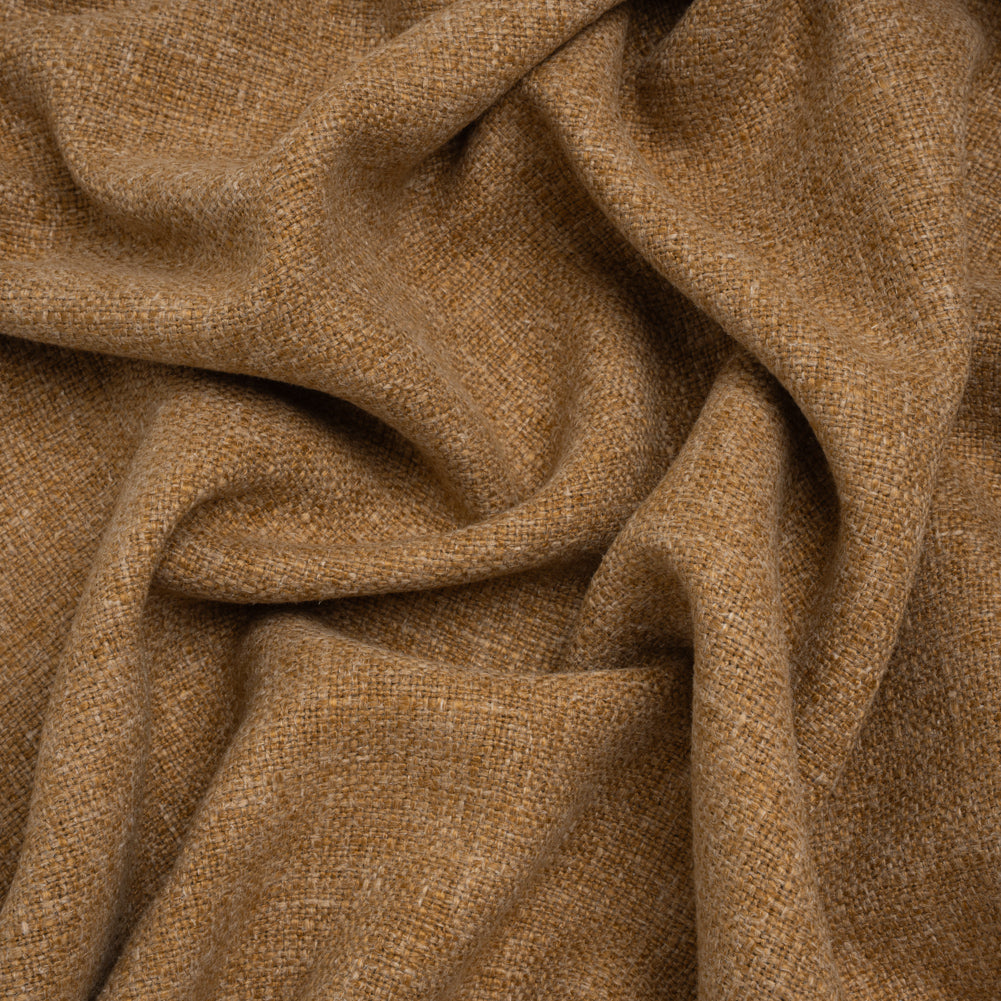 Polyester and Linen Textured Upholstery Woven - Pecan - Georgia Collection Polyester and Linen Textured Upholstery Woven - Pecan - Georgia Collection