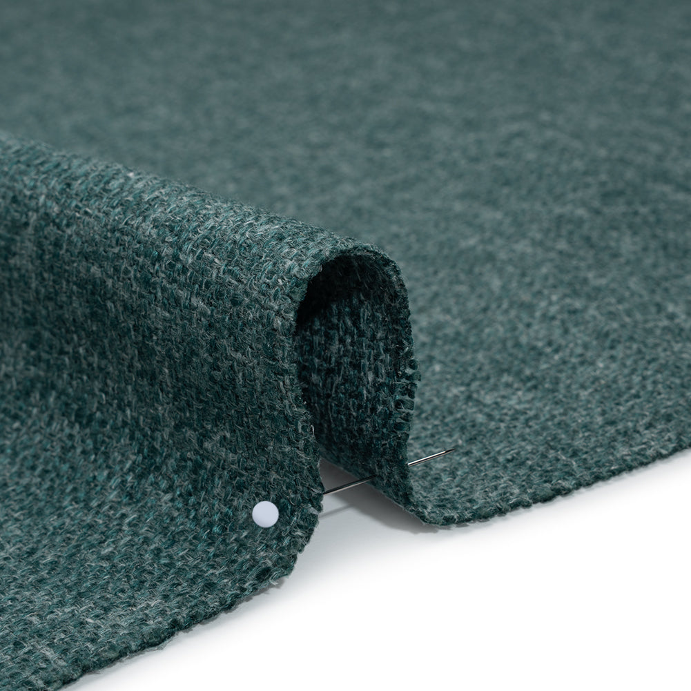Polyester and Linen Textured Upholstery Woven - Spruce - Georgia Collection Polyester and Linen Textured Upholstery Woven - Spruce - Georgia Collection